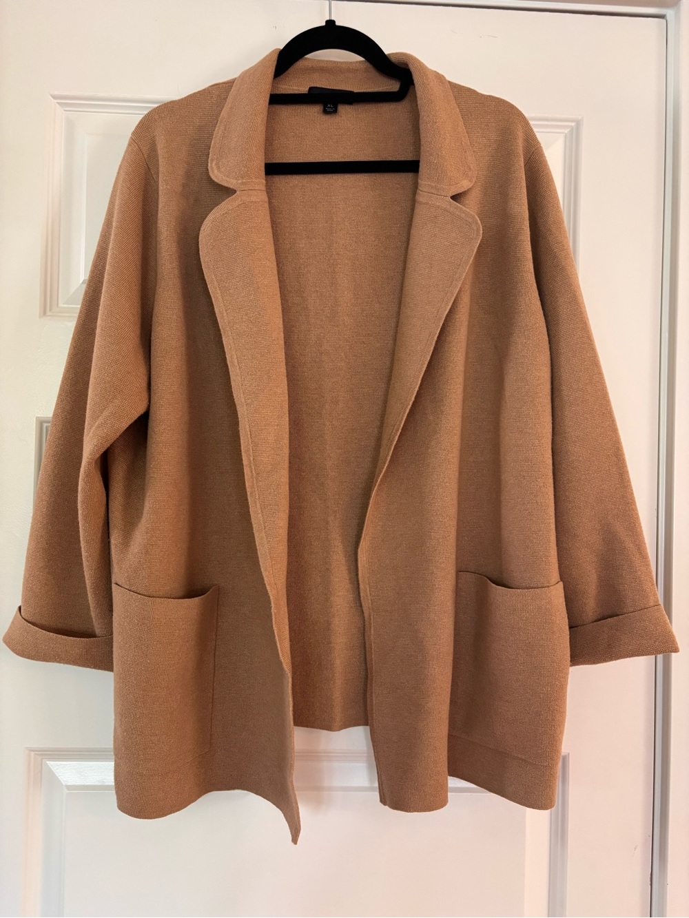 J.Crew Women's Open Front Camel Blazer